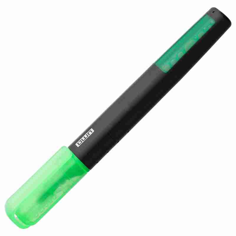 Маркер текстовый Liqeo Pen, зеленый на белом фоне