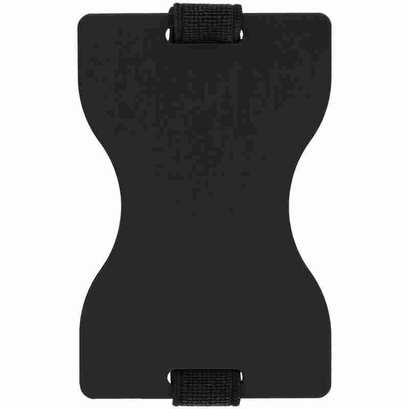 Футляр для карт Muller c RFID-защитой, черный на белом фоне
