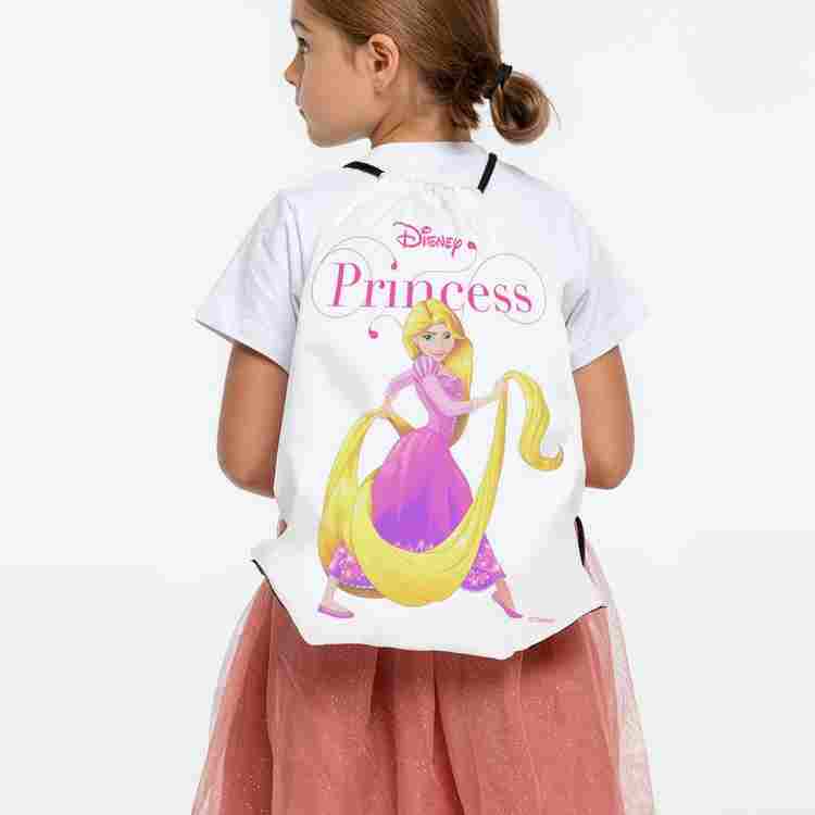 Рюкзак «Принцессы. Рапунцель», белый на белом фоне