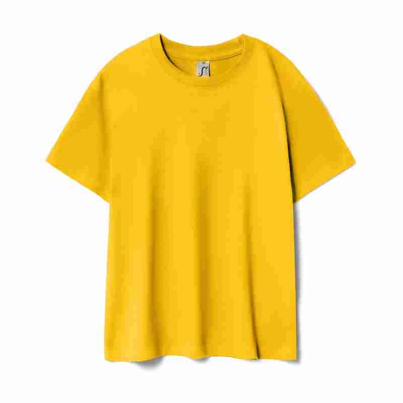 Футболка детская Regent Kids 150, желтая на белом фоне