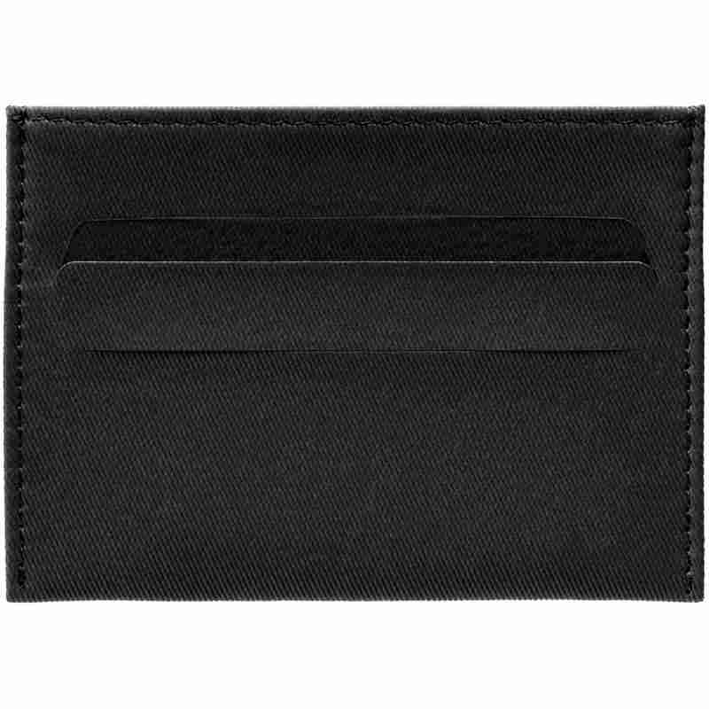 Чехол для карточек Twill, черный на белом фоне