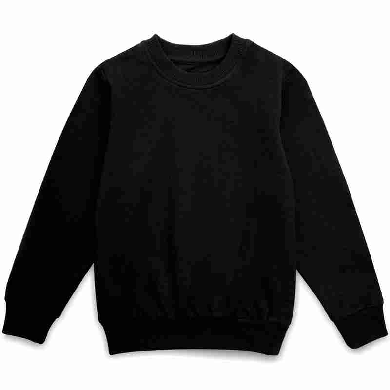 Свитшот детский Toima Kids, черный на белом фоне