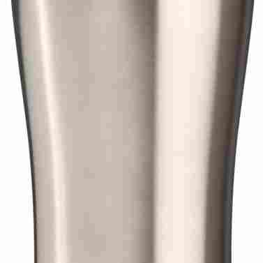 Термостакан Solingen, вакуумный, герметичный, серебристый на белом фоне
