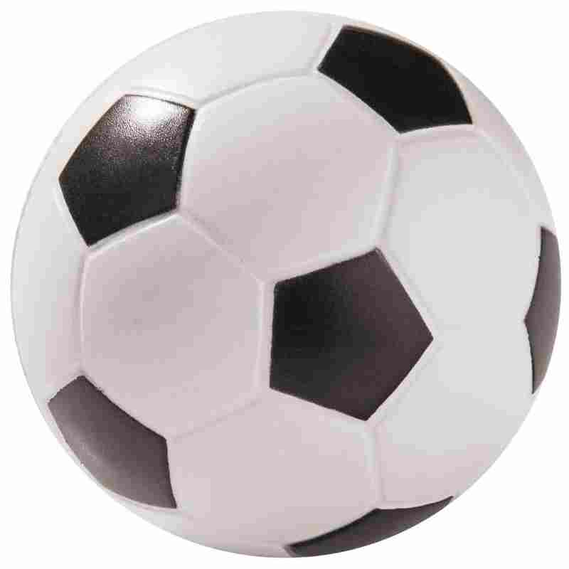 Антистресс «Футбольный мяч» на белом фоне